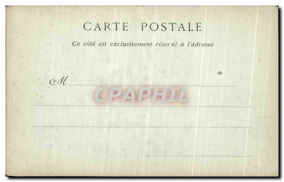 CPA Angers Le Jardin Du Mail  — Rückseite
