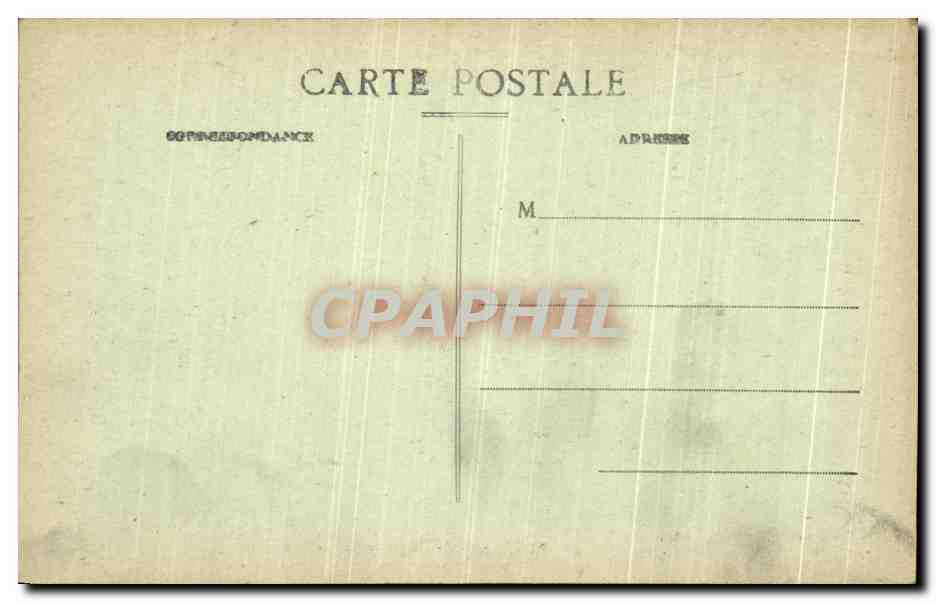 CPA Angers Le Palais de Justice Attelage Cheval — Rückseite