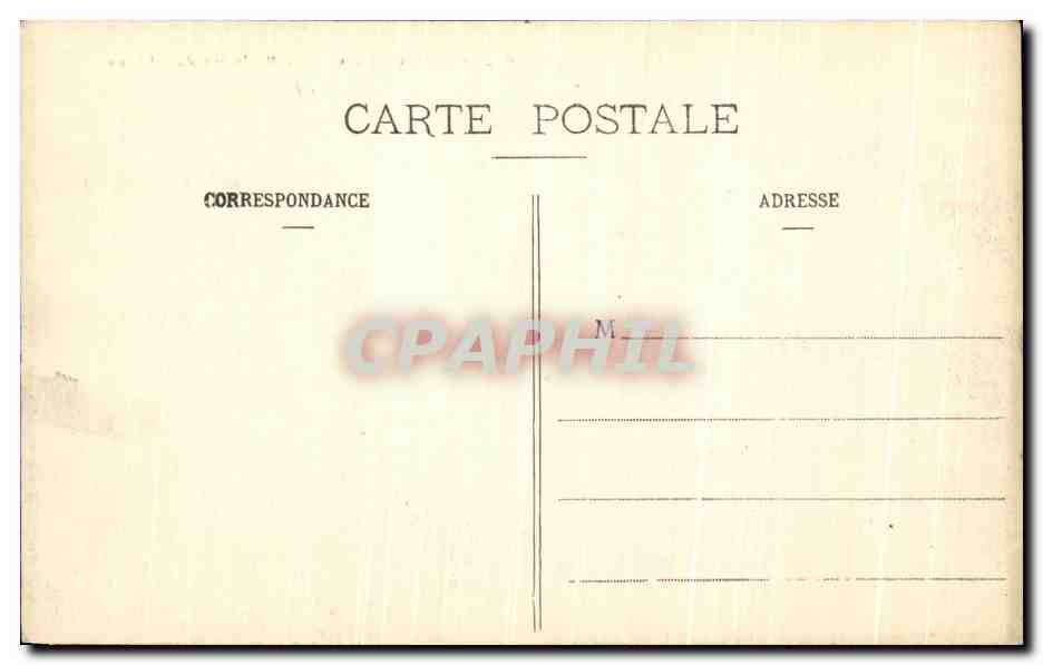 CPA Angers Un Point du Boulevard du Chateau  — Verso