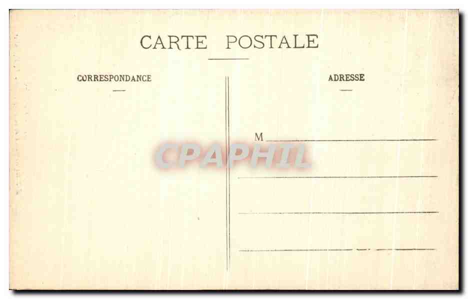 CPA Angers Arcades Romanes De La Prefecture — Rückseite