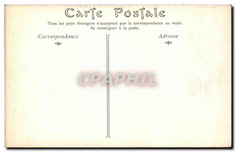 CPA Angers Hotel Pince Cheminee Renaissance — Rückseite
