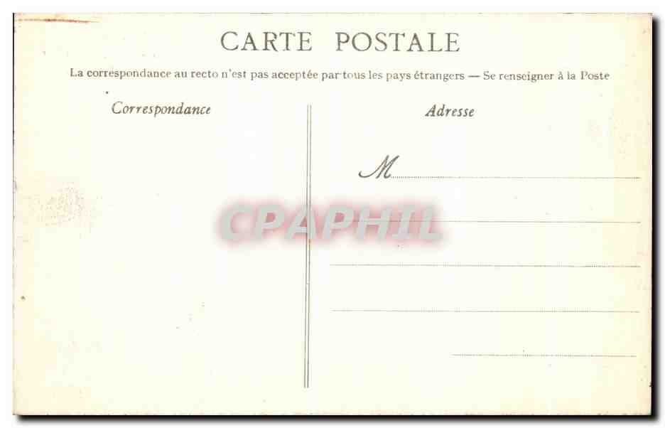CPA Angers Eglise Notre Dame L interieur — Rückseite