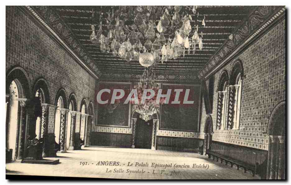 CPA Angers Le Palais Episcopal Ancien eveche La salle synodale