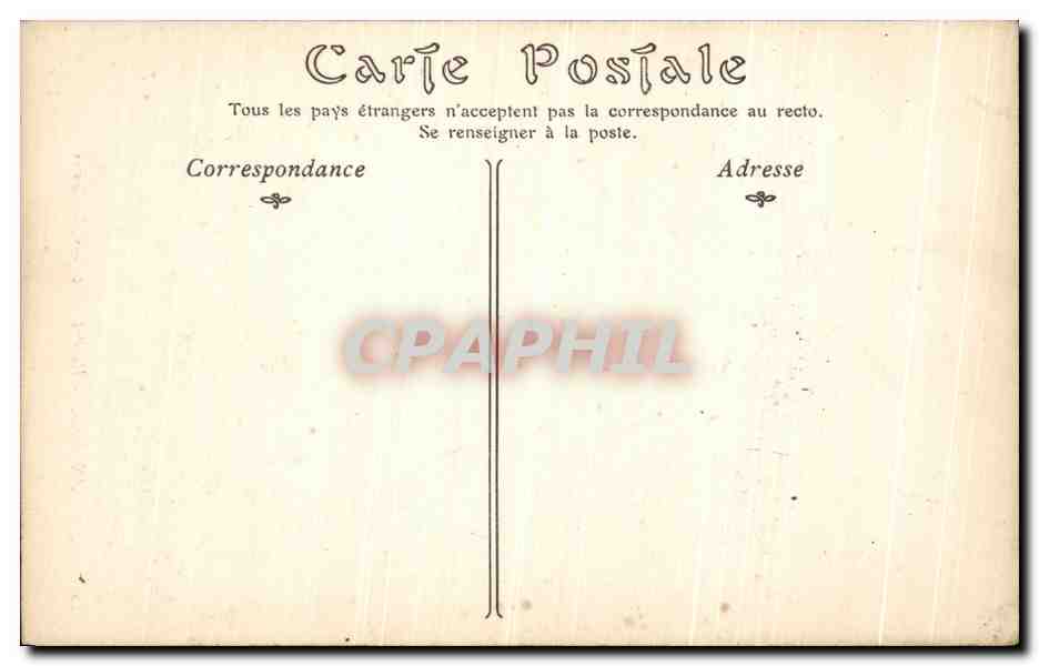 CPA Angers Hopital Saint Jean Le Cloitre  — Rückseite