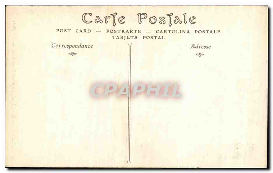 CPA Angers Hotel Pince Cheminee Renaissance — Rückseite