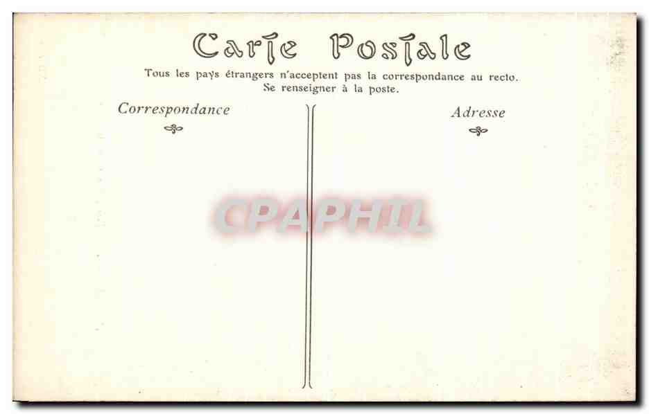 CPA Angers Hotel Pince Details D Architecture — Rückseite