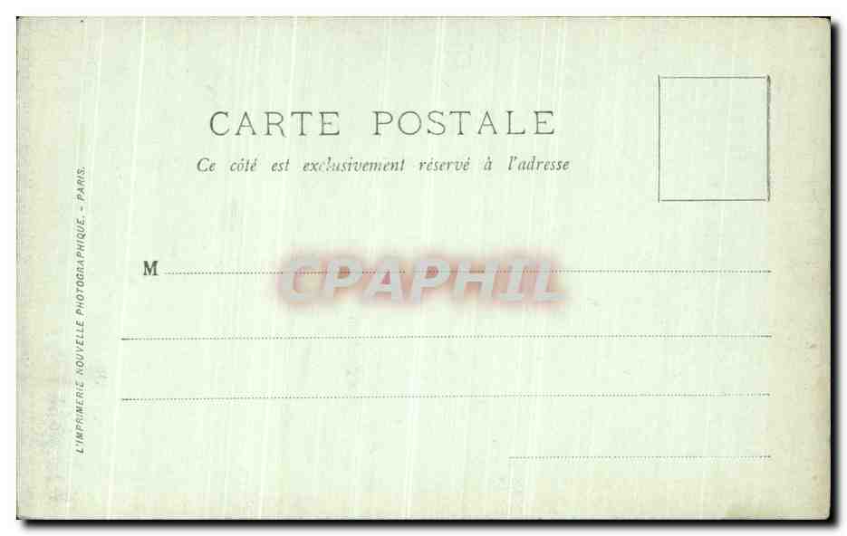 CPA Angers Hotel de Pince Cheminee Renaissance — Rückseite