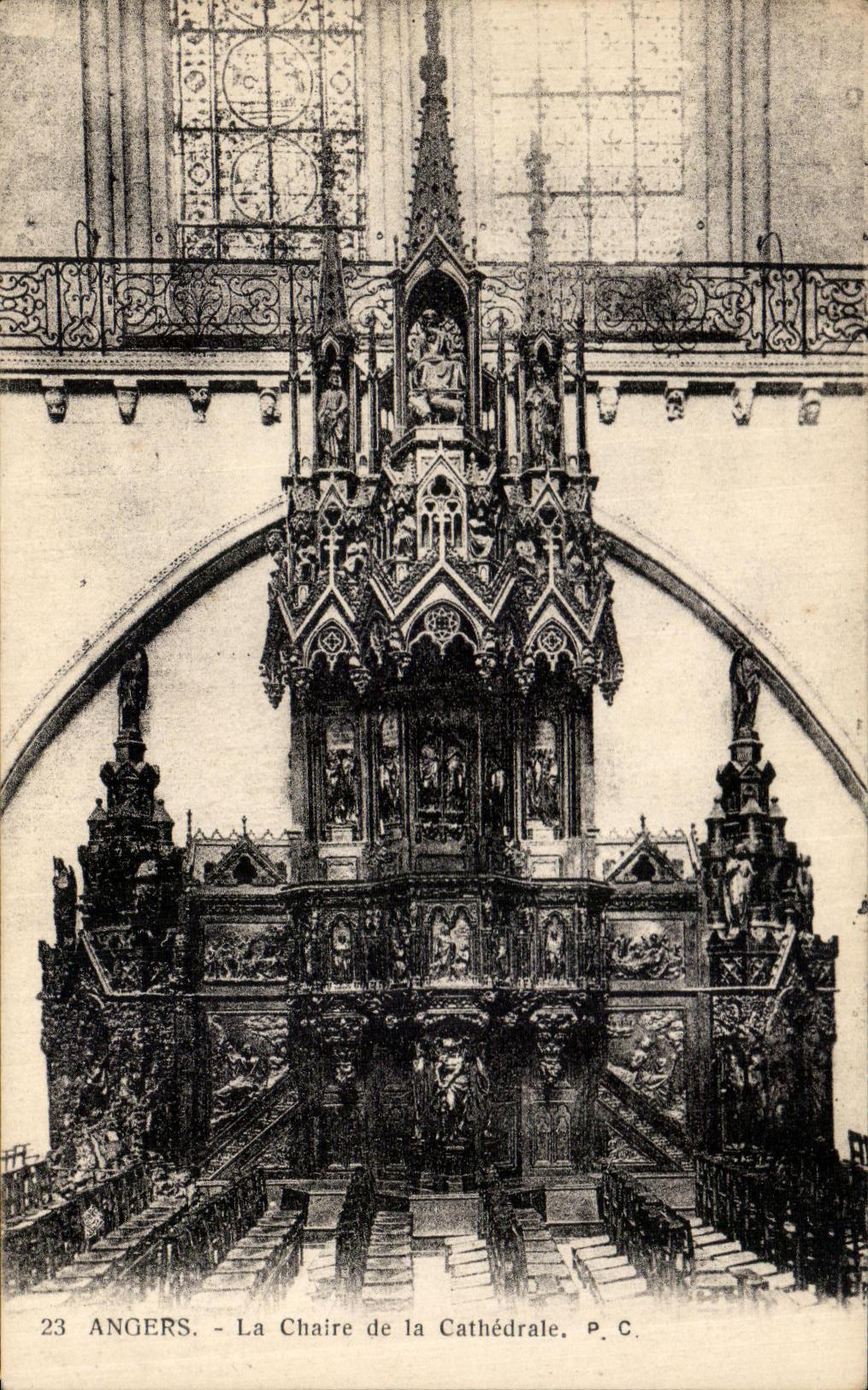 CPA Angers La Chaire De La Cathedrale