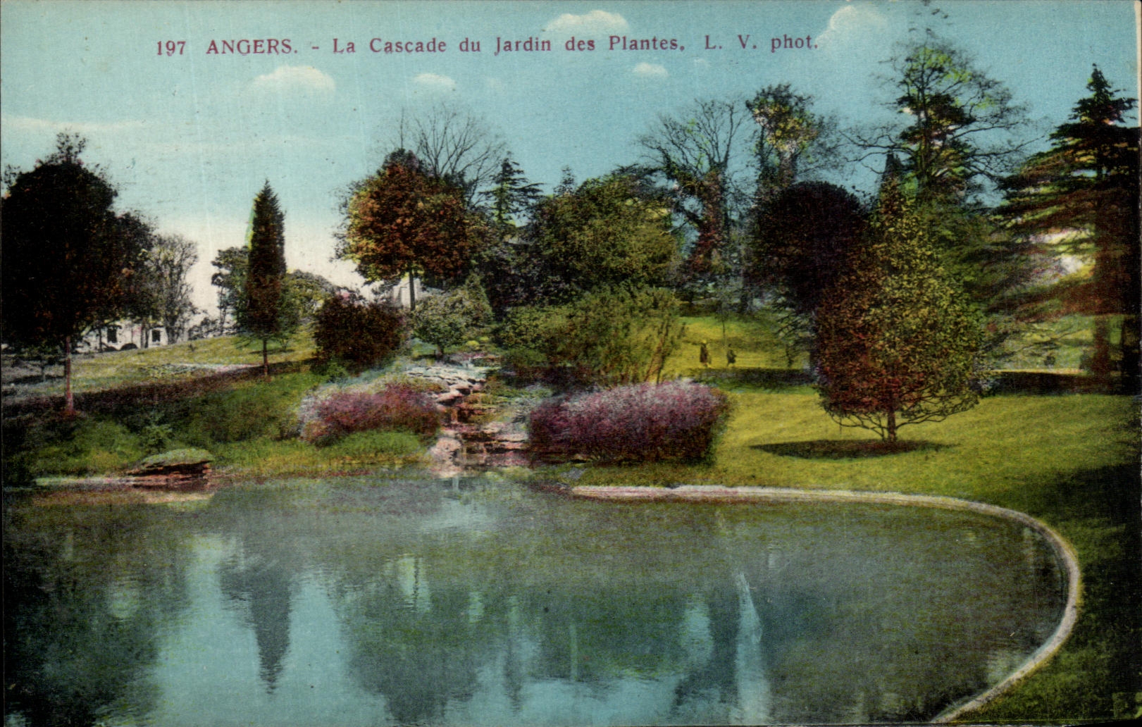 CPA Angers La Cascade du Jardin des Plantes