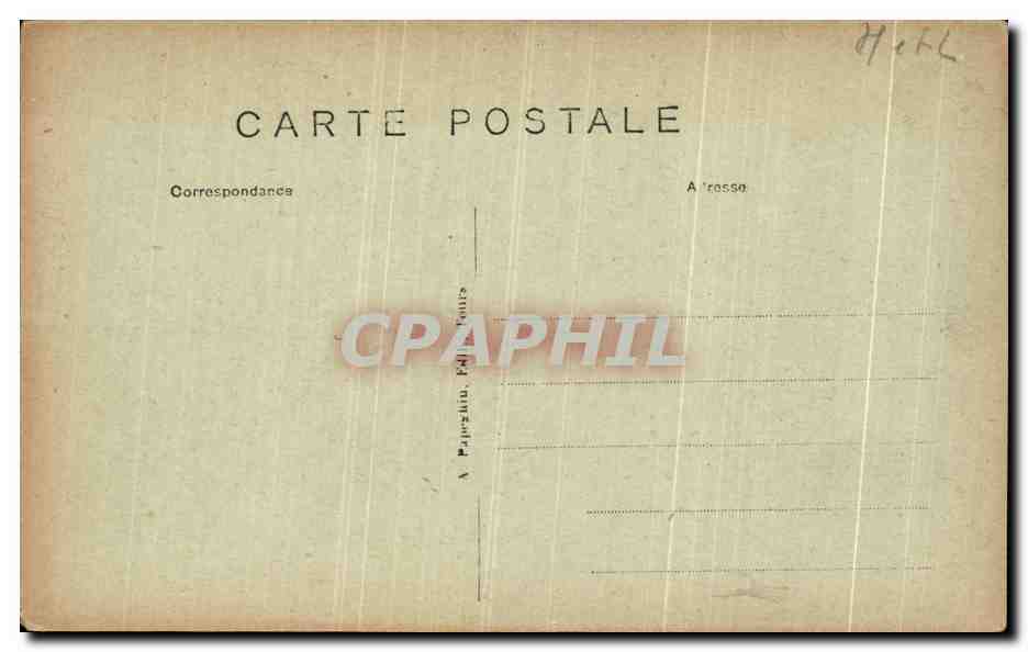 CPA Angers Le Quais Le Chateau et La Maine lavoir — Rückseite
