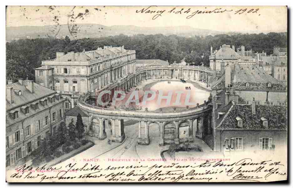 CPA Nancy Hemicycle De La Carriere palais du gouvernement 