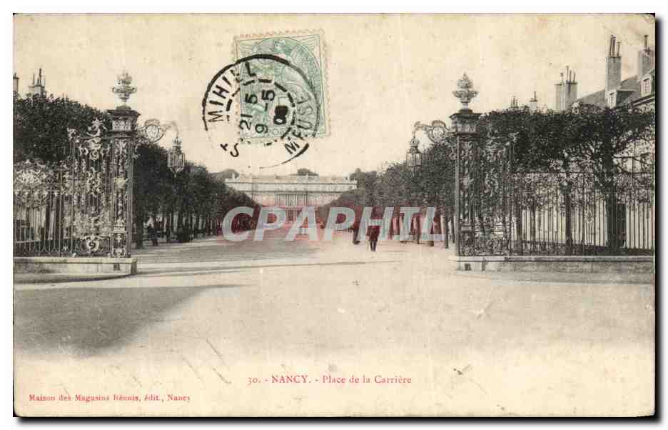 CPA Nancy Place de La Carriere