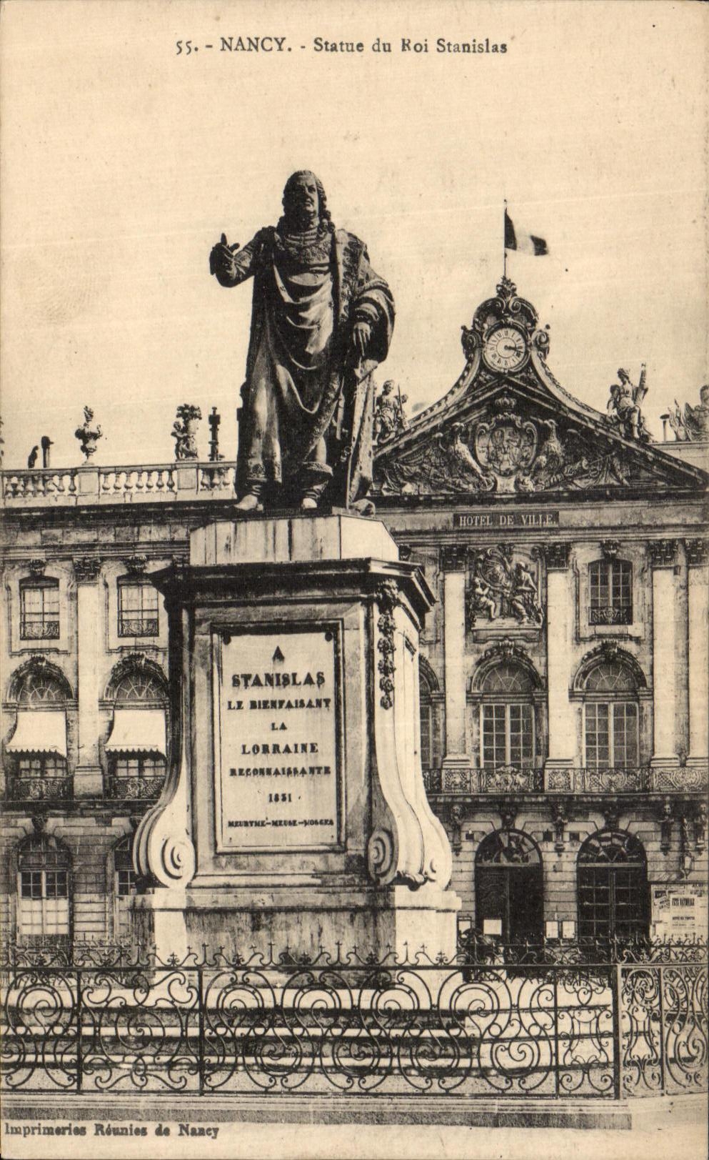CPA Nancy Statue du Roi Stanislas