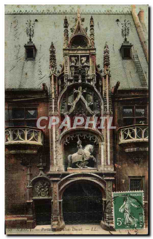 Nancy — Portail du Palais Ducal — LL.
