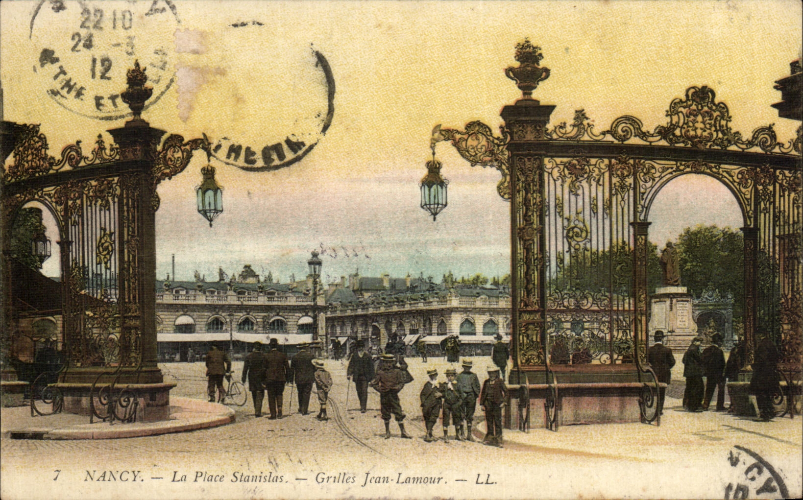 NANCY — La Place Stanislas — Grilles Jean-Lamour — LL.
