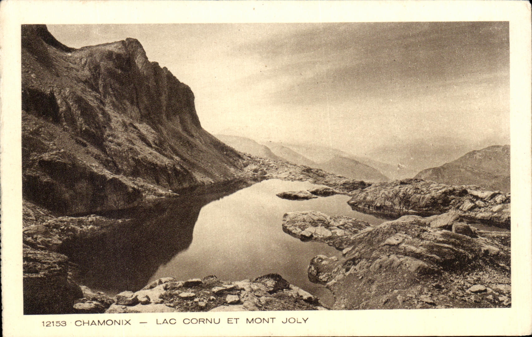CPA Chamonix Lac Cornu Et Mont Joly 
