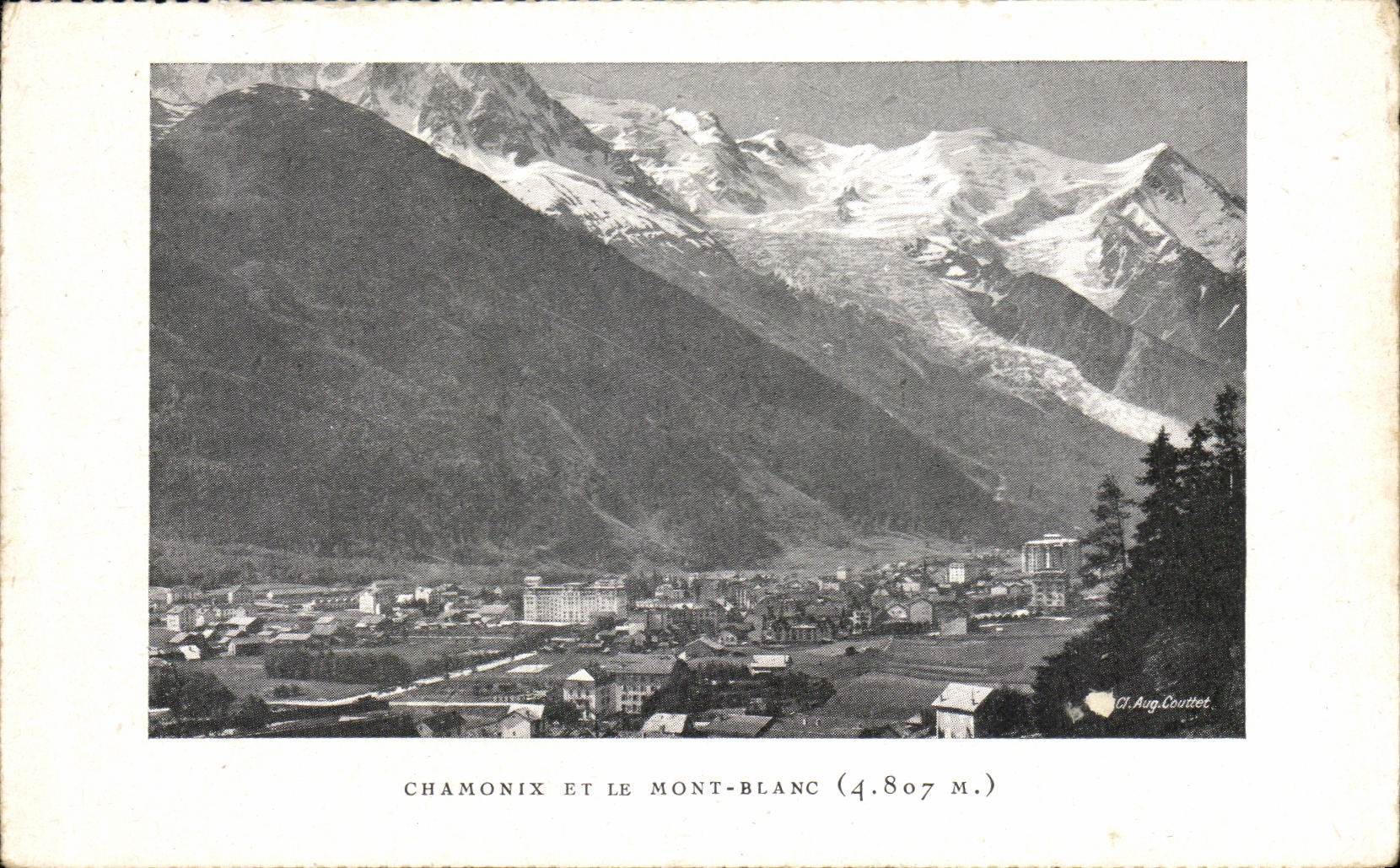 CPA Chamonix Et Le Mont Blanc 