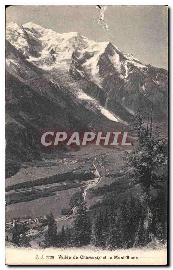 CPA Vallee de Chamonix Et Le Mont Blanc