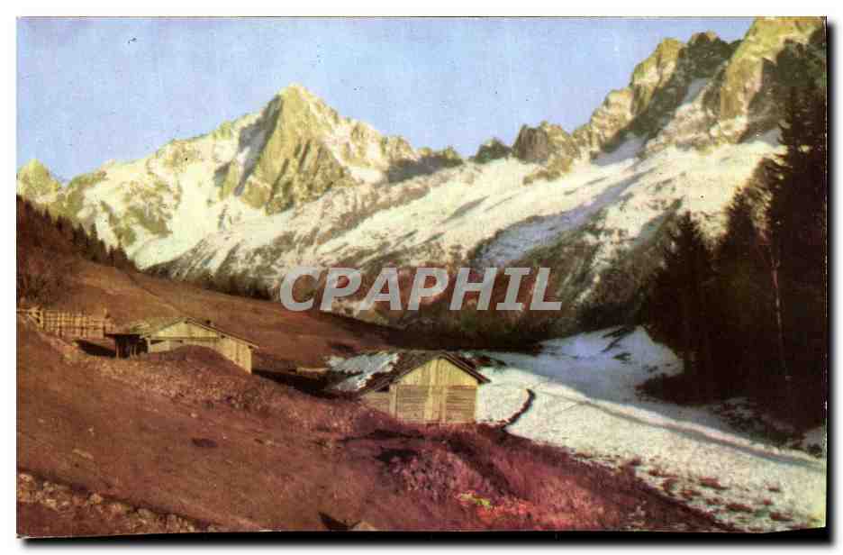 CPA Aiguilles de Chamonix Vue De Merlet