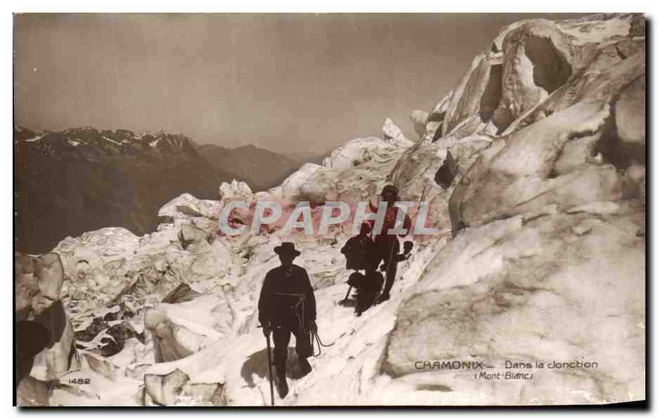 CPA Chamonix Dans La Jonction Alpinisme Chien 
