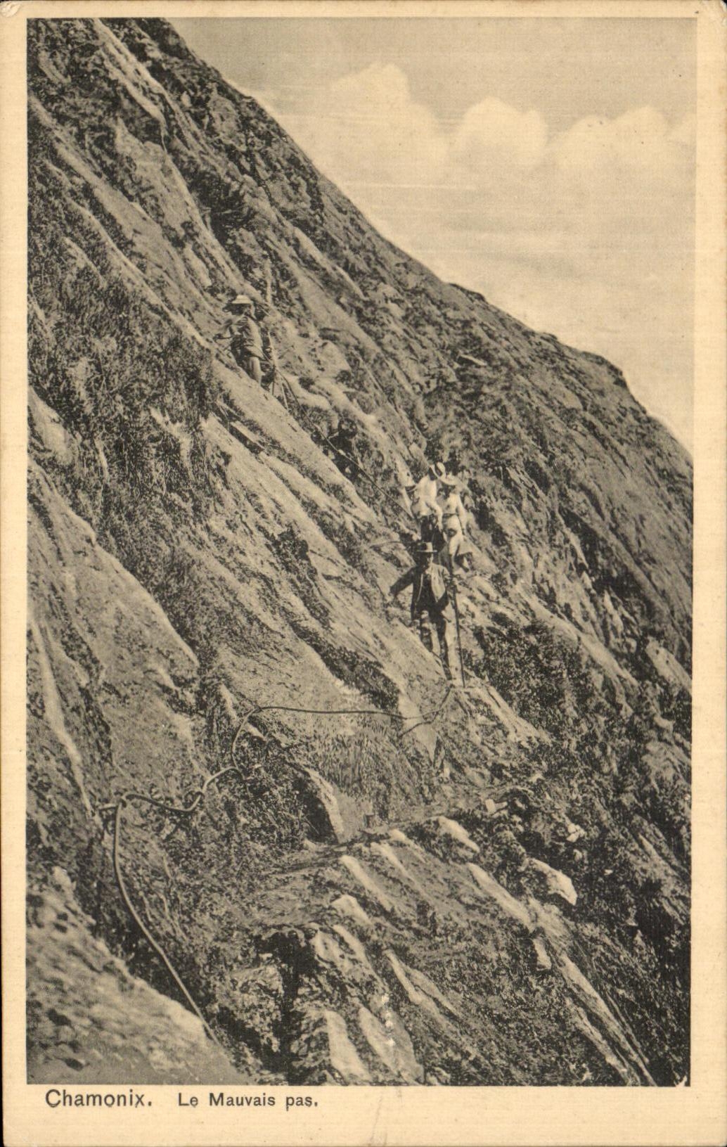 CPA Chamonix Le Mauvais Pas