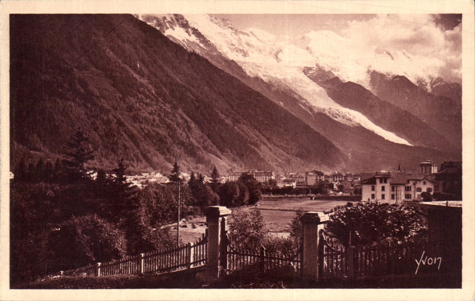 CPA Chamonix Mont Blanc Vue Generale