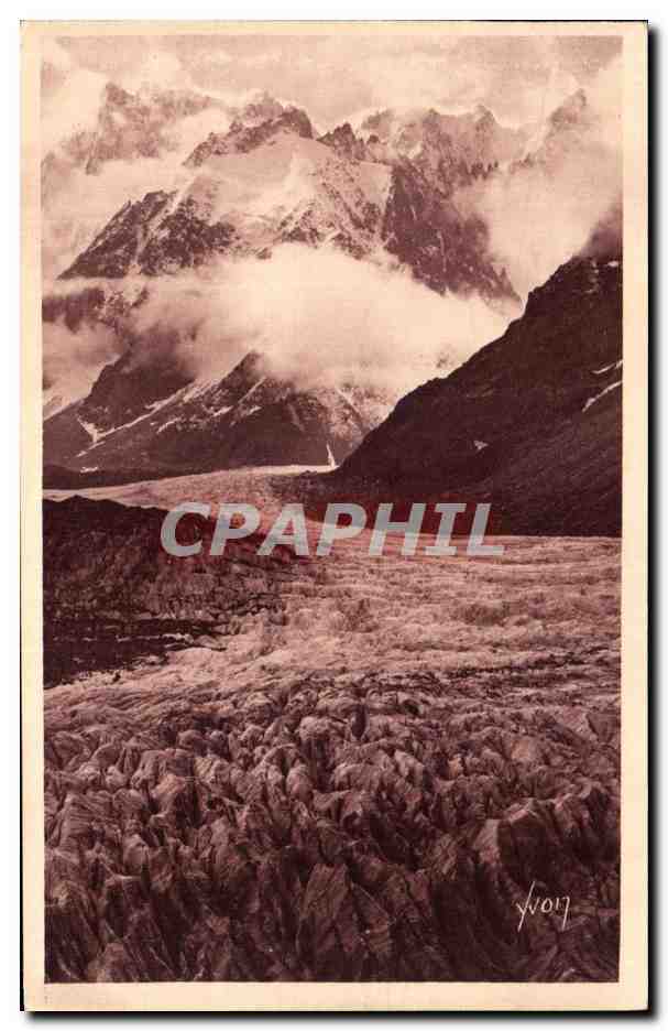 CPA Chamonix Mont Blanc La Mer de Glace au Montenvers