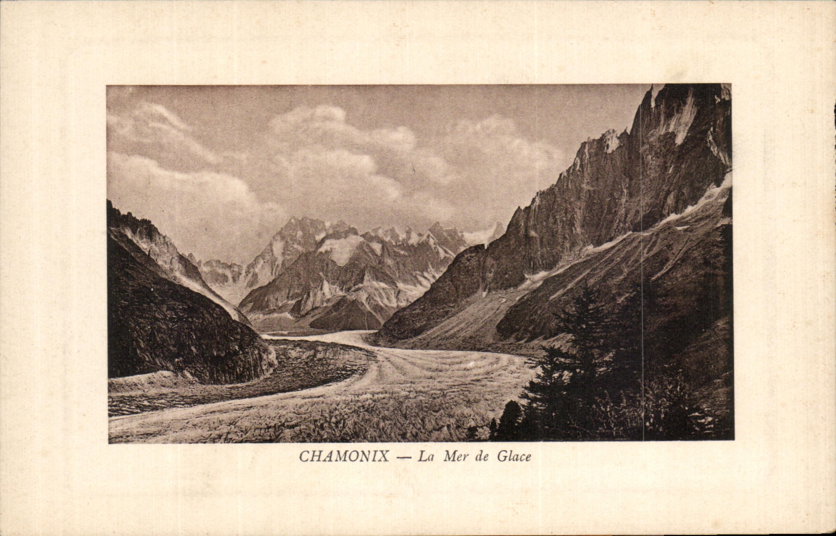 CPA Chamonix La Mer de Glace