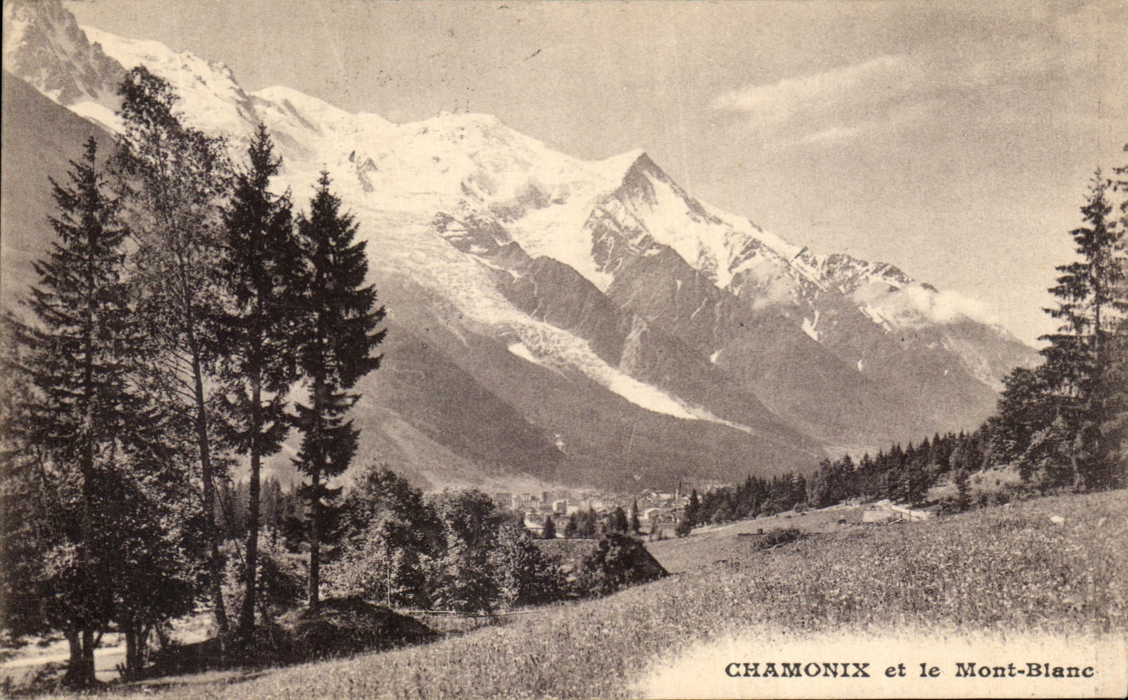 CPA Chamonix et le Mont Blanc