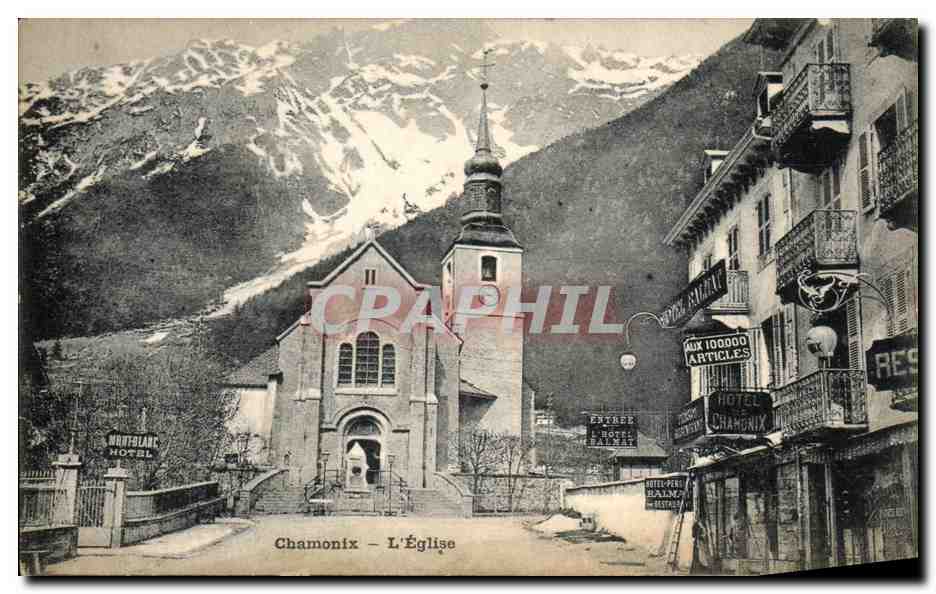 Chamonix — L'Église — Éditeur non visible