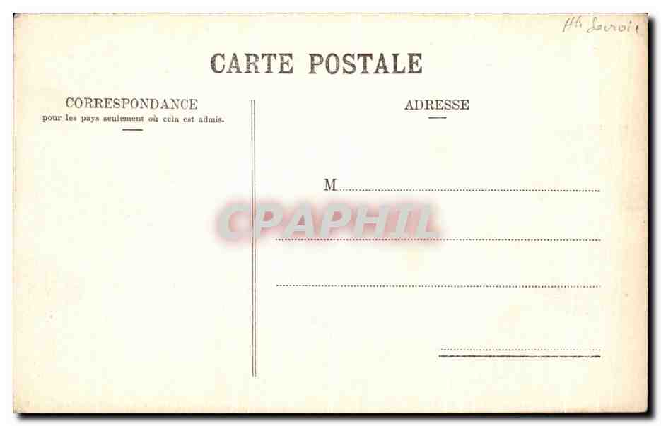 CPA Chamonix Le Mont Maudit Vu des Grands Mulets  — Verso