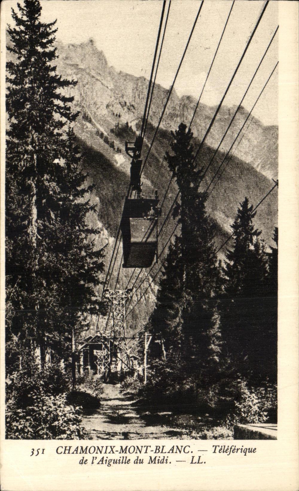 CPA Chamonix Mont Blanc Teleferique de L Aiguille du Midi