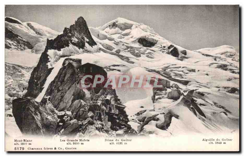 CPA Chamonix Les Grande Mulets