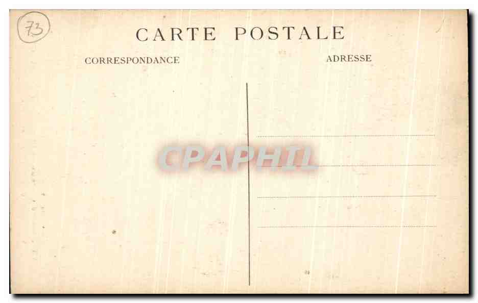 CPA Route des Echelles du Frou et des Gorges de Chailles Route du Frou Les lacets — Rückseite