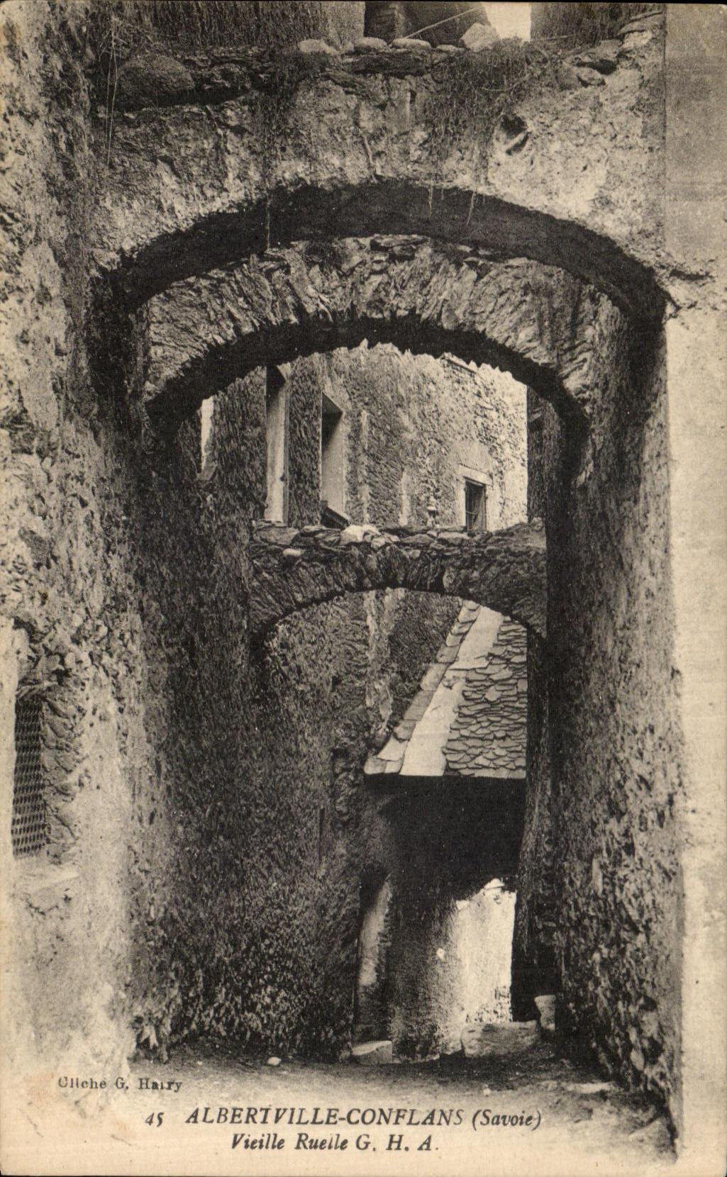 CPA Albertville Conflans Vieille ruelle 