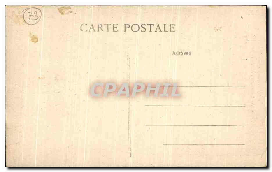 CPA Albertville Conflans Vieille ruelle  — Rückseite