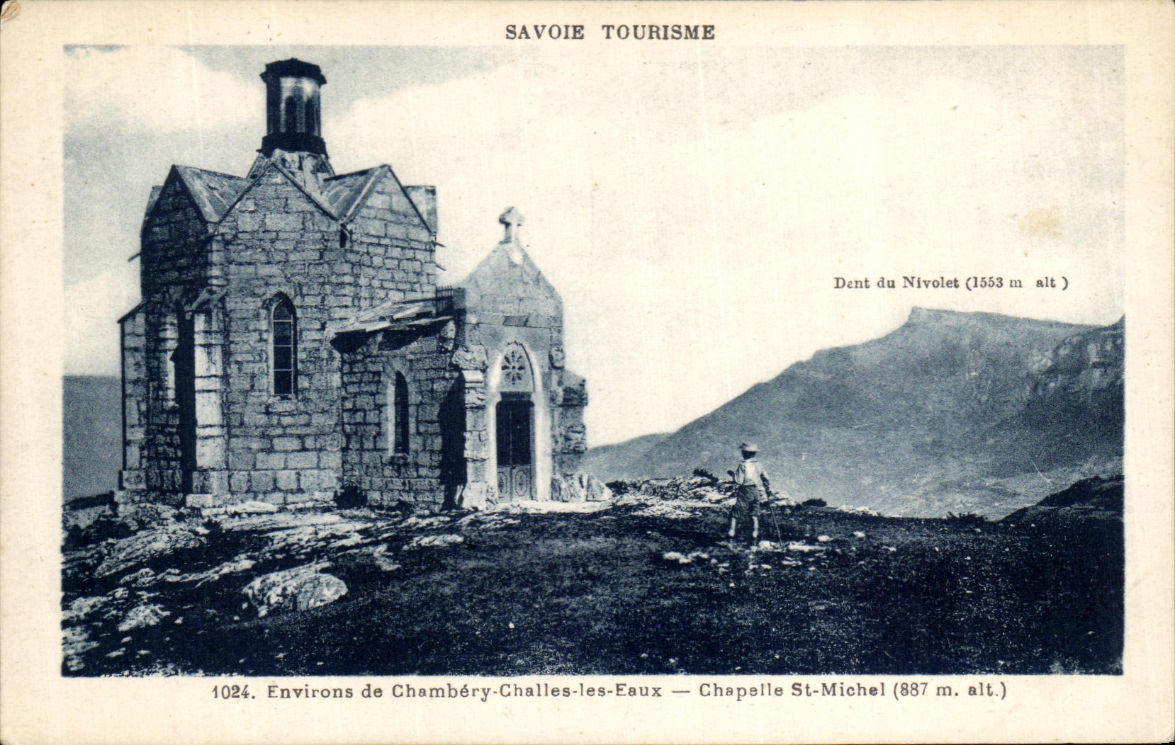 CPA Savoie Tourisme Chambery Challes Les Eaux Chapelle St Michel