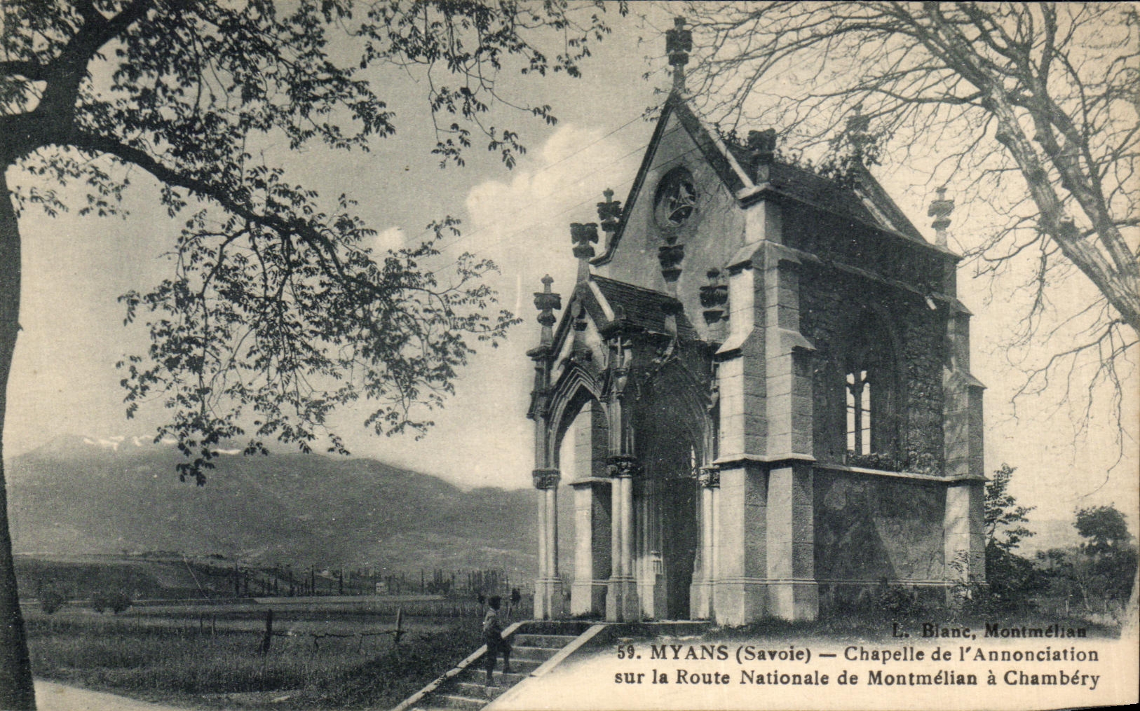 CPA Myans Chapelle de L Annonciation sur la Route Nationale de Montmelian a Chambery 