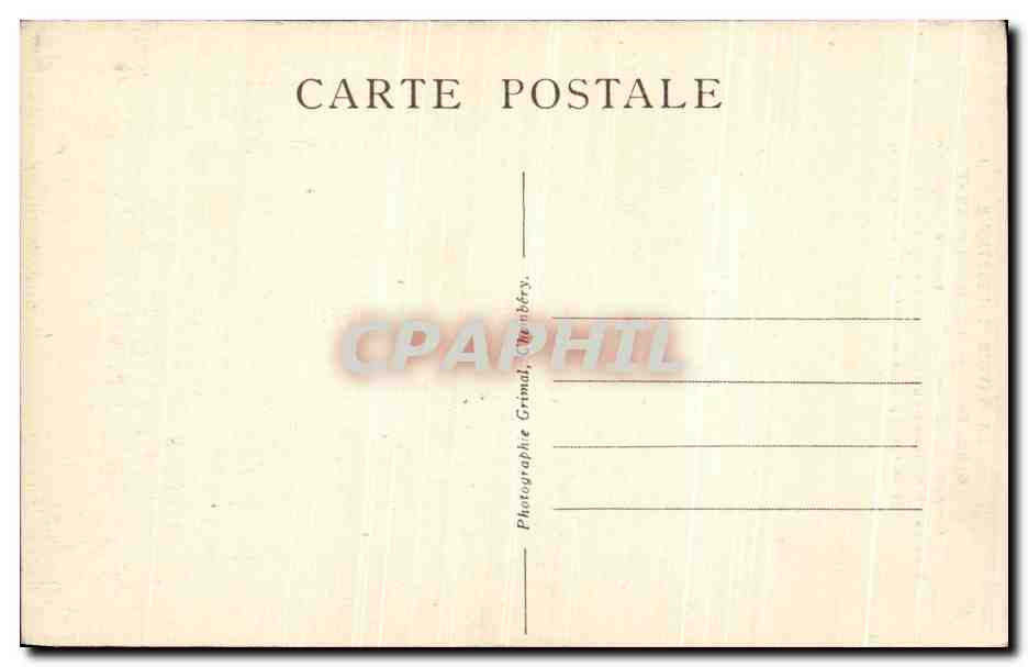 CPA La Savoie Touristique La Chapelle du Mont du Chat Chapelle gallo romaine de l etoile de l Esperance  — Rückseite
