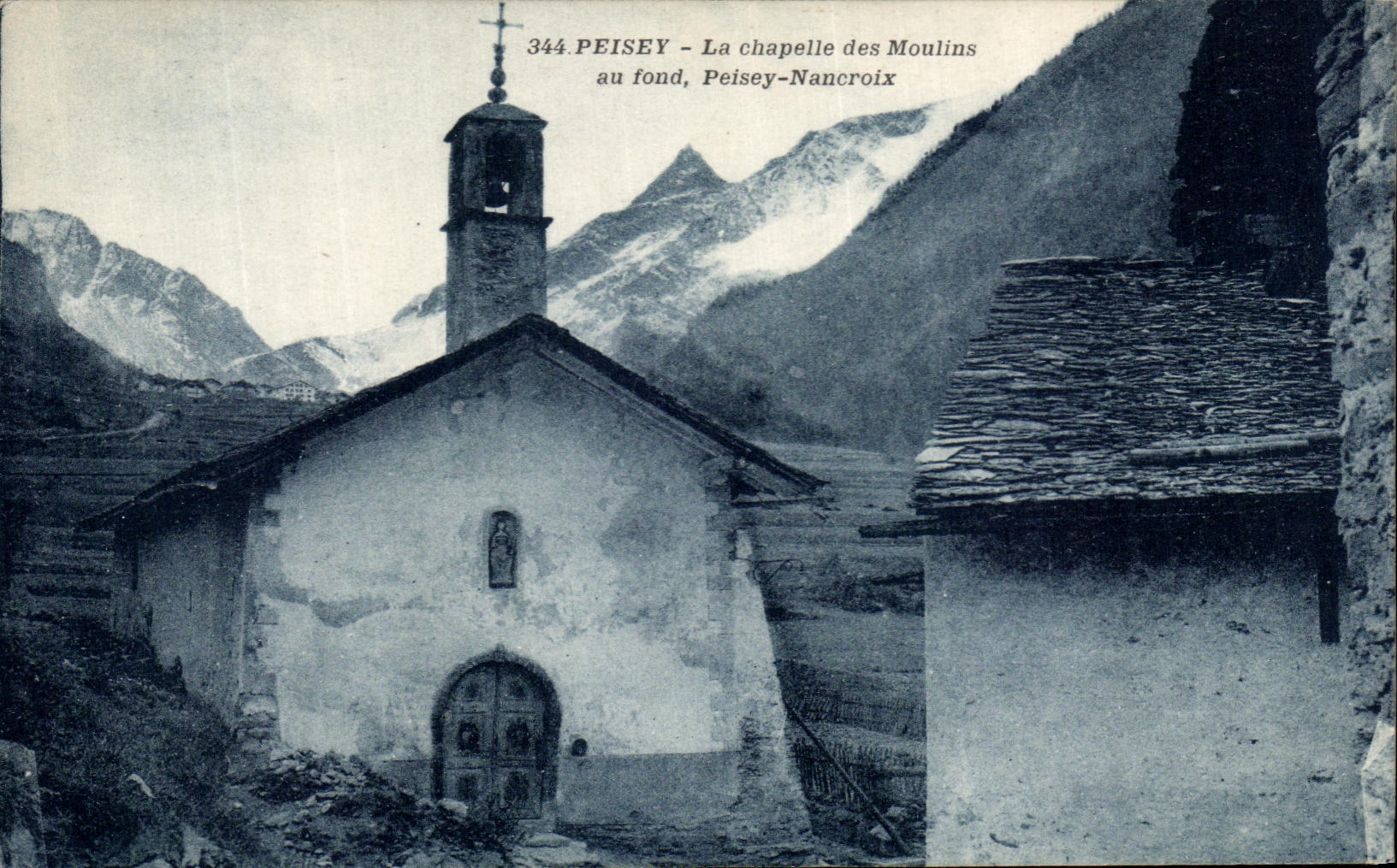 CPA Peisey La Chapelle des Moulins au Fond Peisey Nancroix 
