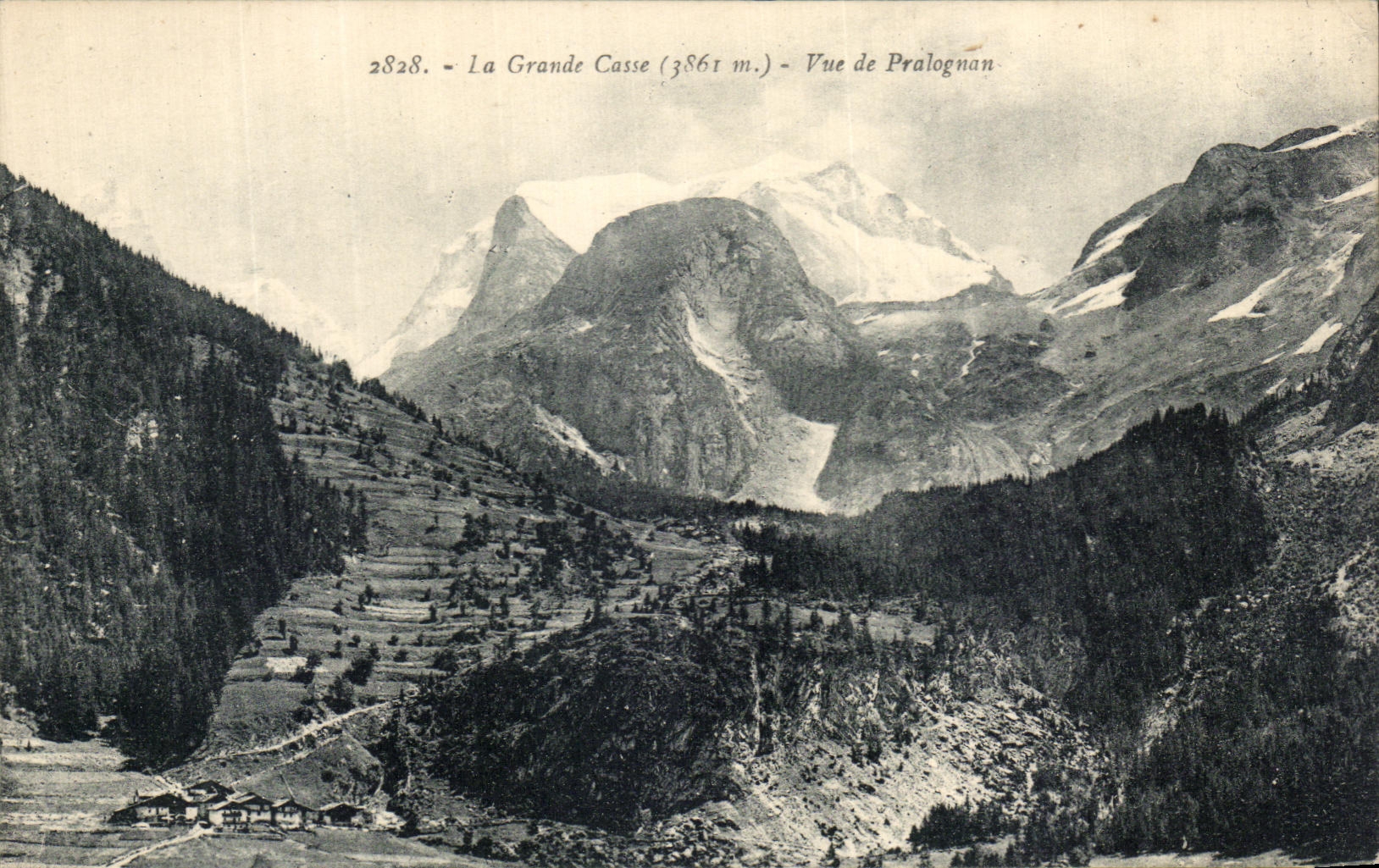 CPA Pralognan La Grand Casse Vue de Pralognan
