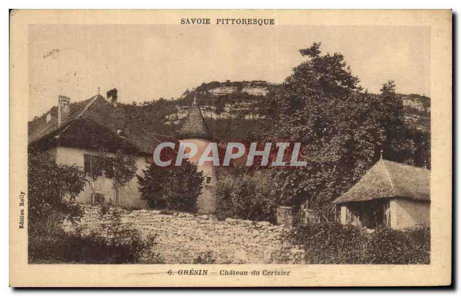 CPA Gresin Chateau du Cerisier