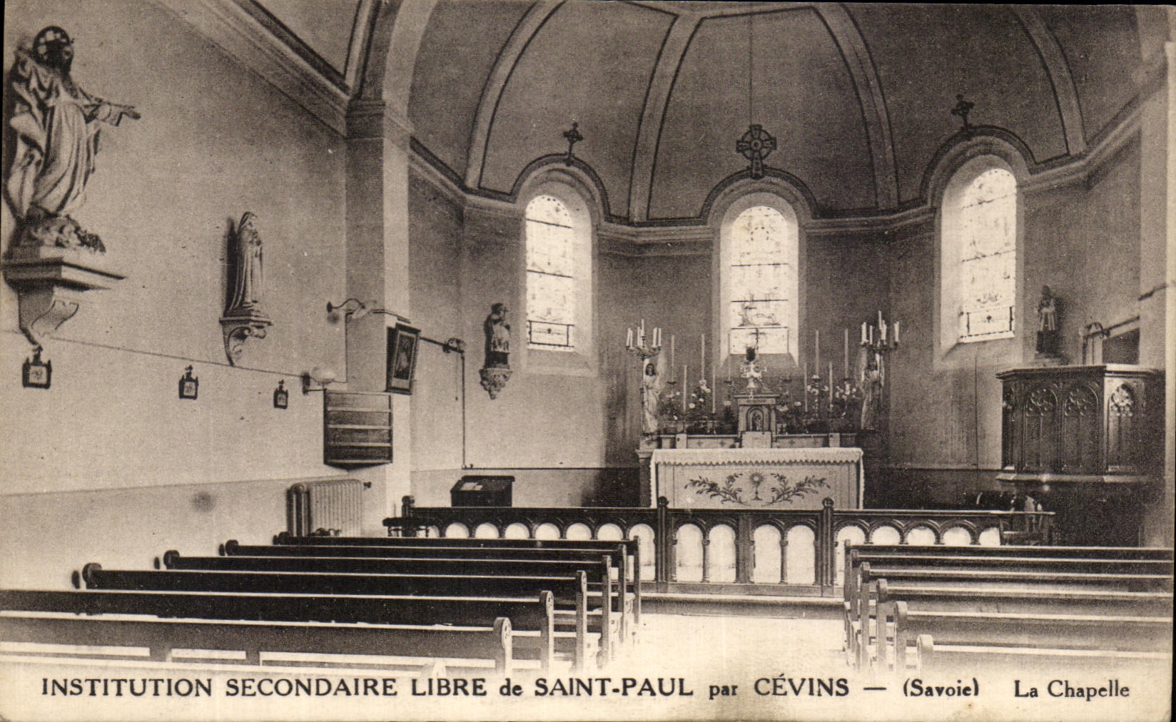 CPA Institution Libre de Saint Paul par Cevins La Chapelle