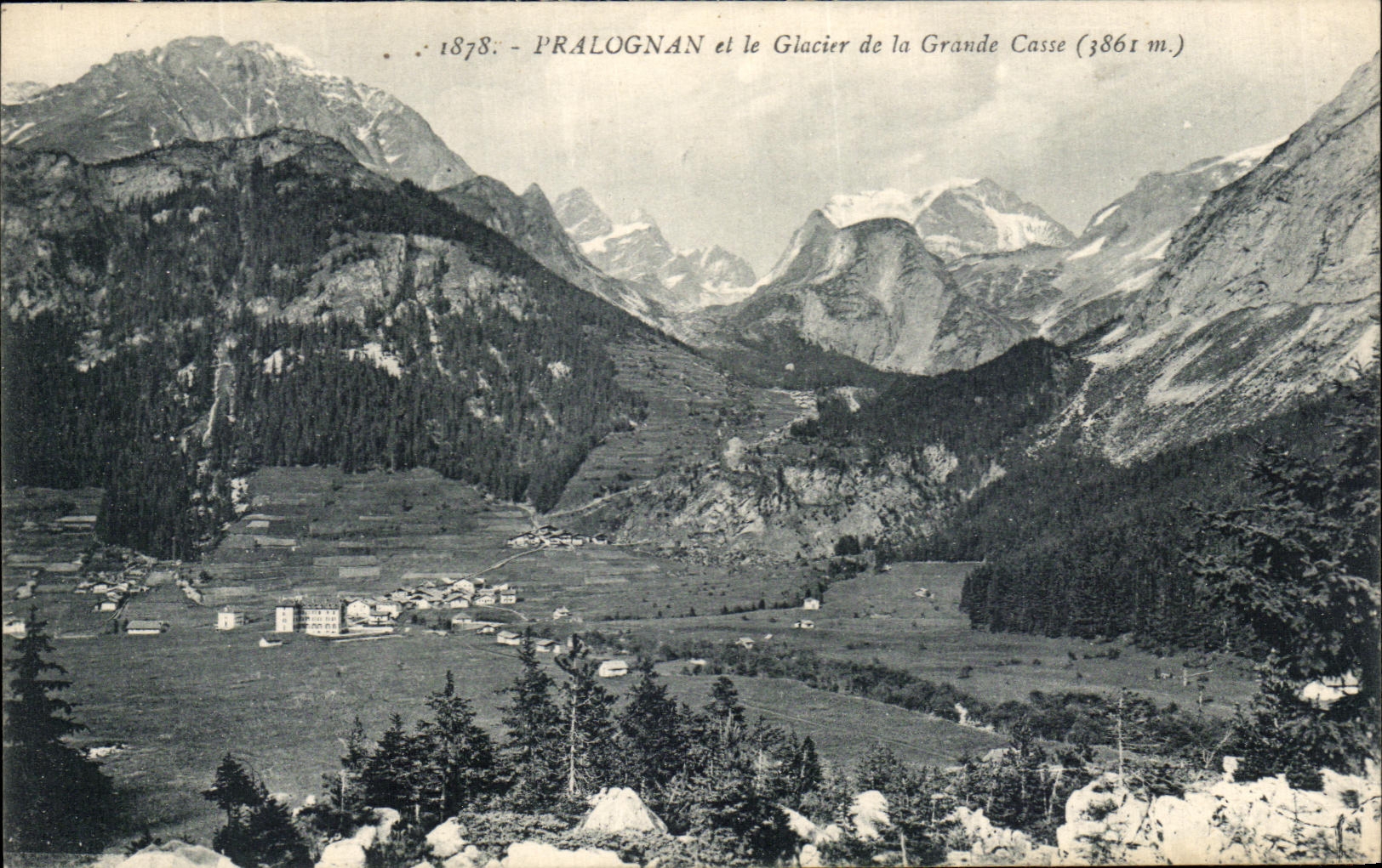 CPA Pralognan et la Glacier de la Grande Casse
