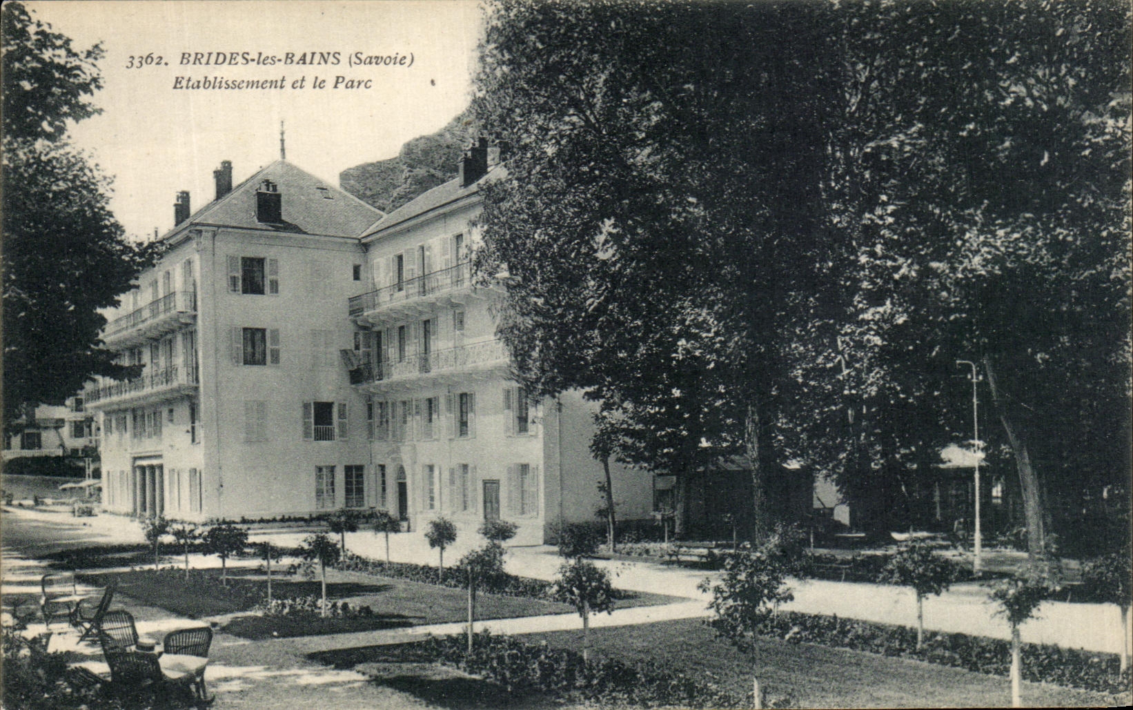 CPA Brides Les Bains Etablissement et le parc