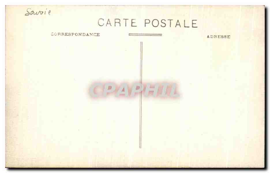 CPA Route de Moutiers a Bourg St Maurice  — Rückseite