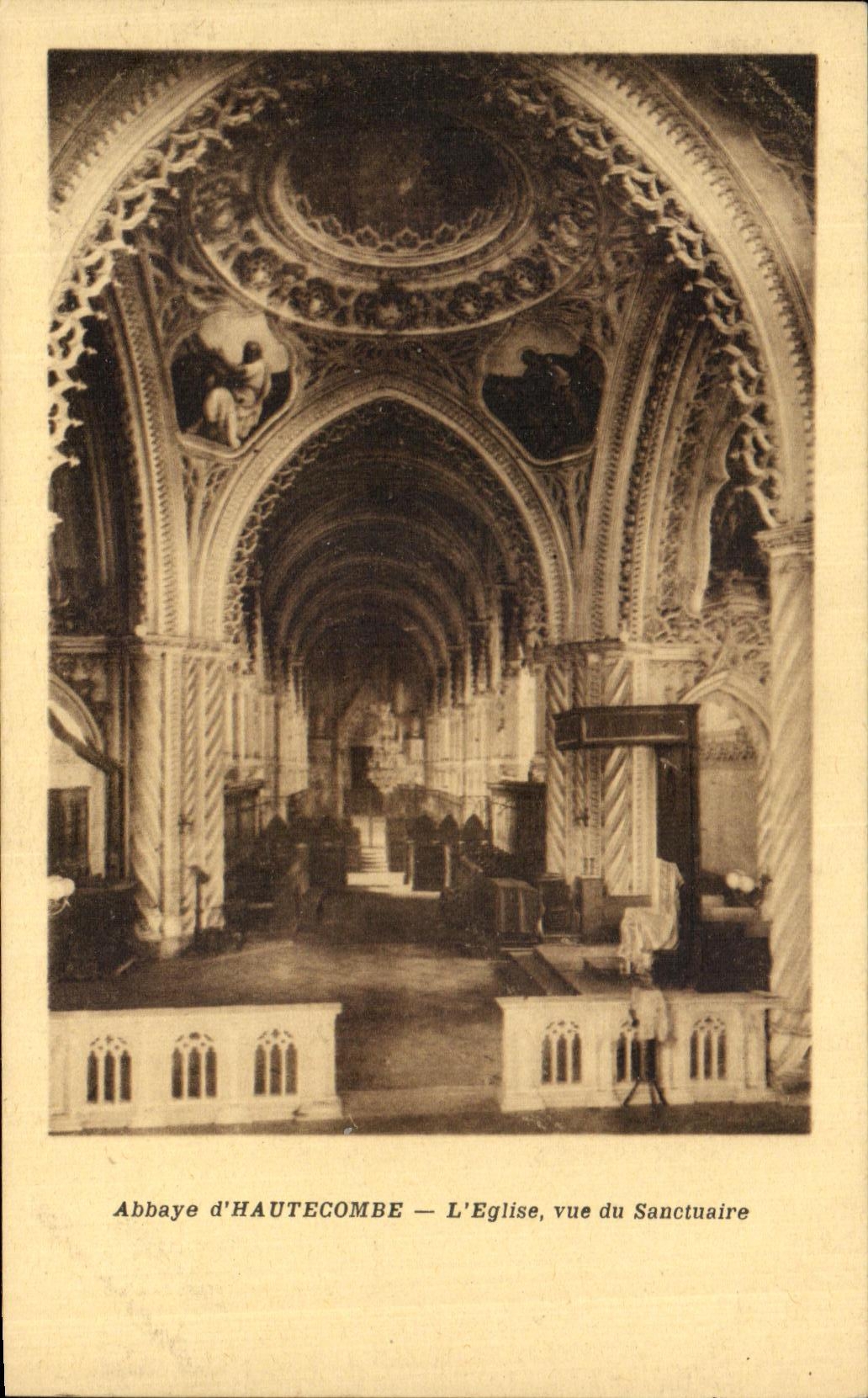 CPA Abbaye d Hautecombe L Eglise Vue du Sanctuaire