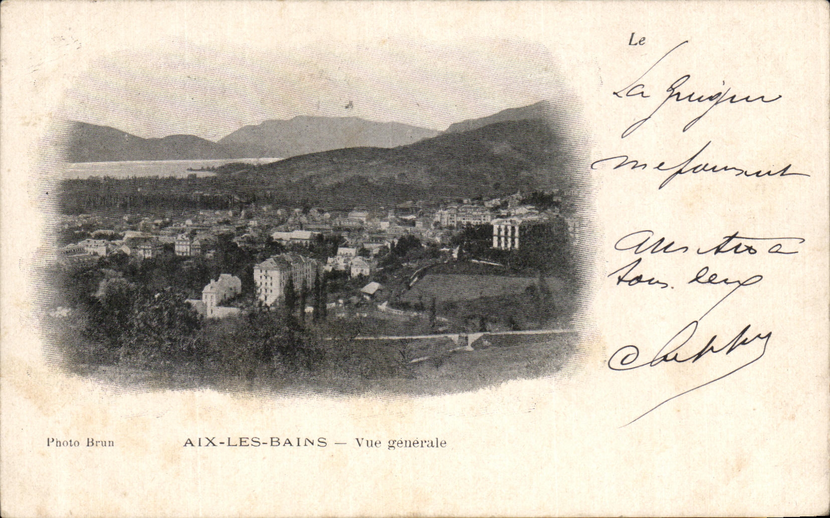 CPA Aix les vue Generale