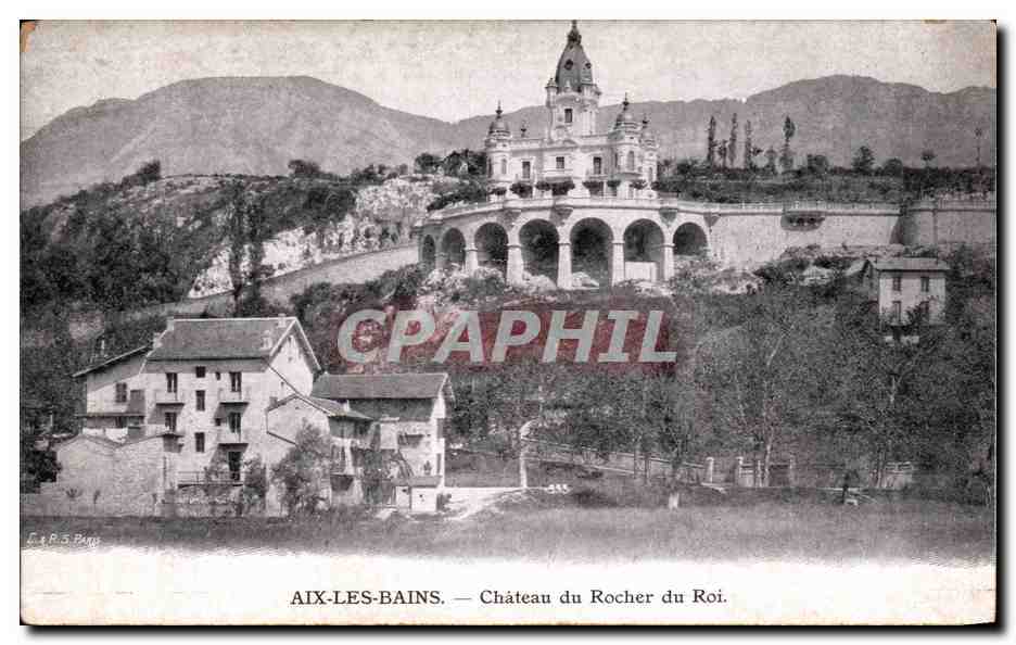 CPA Aix les Chateau du Rocher du Roi