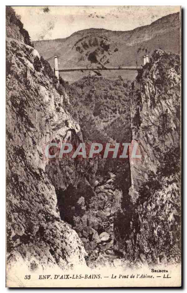 CPA Aix les Bains Le pont de l Abime